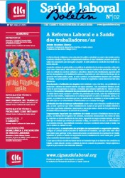 /Portada Boletín CIG - Saúde Laboral Nº 2 galego